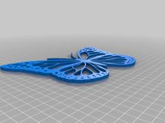 Schmetterling Für Fliegengittertüre (Butterfly For A Screen Door) V2 3D Printer Model