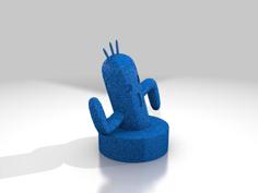 Cactuar With 1 Inch Base 3D Printer Model