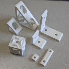 8020 15-series Bracket Collection 3D Printer Model