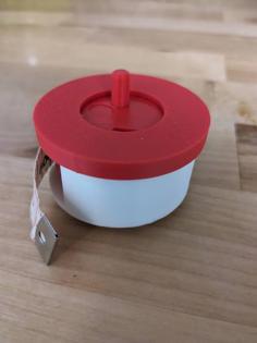 Larger Soft Tape Measure Roller 3D Printer Model