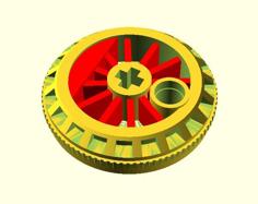 LEGO Train On DUPLO Tracks – Realistic Steam Locomotive Wheel 3D Printer Model