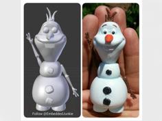 Olaf From Disney’s Frozen 3D Printer Model