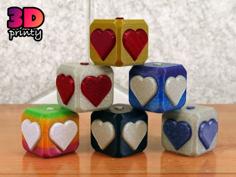 Valentine’s Day Heart Thump Puzzle Box (Easy) 3D Printer Model