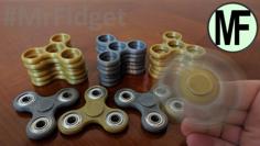 Tri Fidget Spinner Toy 3D Printer Model