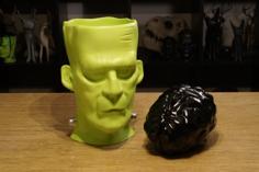 Frankenstein’s Monster With Removable Brain 3D Printer Model