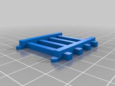 Minecart And Track For Minecraft Figures 3D Printer Model