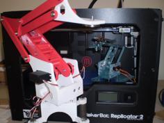 Remix “meArm” Bigger, Stronger, Longer 3D Printer Model