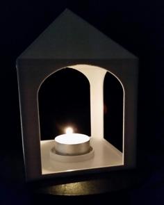 LED Tea Light Candle Holder 3D Printer Model