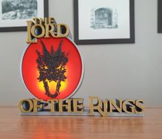 Lord Of The Rings Lamp 3D Printer Model