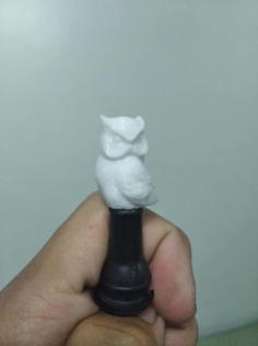 Owl Schrader Valve Cap 3D Printer Model