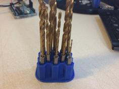 Hex Drill Bit Holder 3D Printer Model