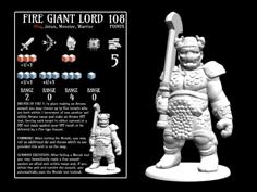 Fire Giant Lord (18mm Scale) 3D Printer Model