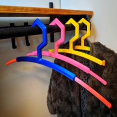 Adjustable Coat Hanger 3D Printer Model