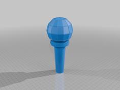 Friday Night Funkin’ Mic Stand (check Remix’s Source) 3D Printer Model