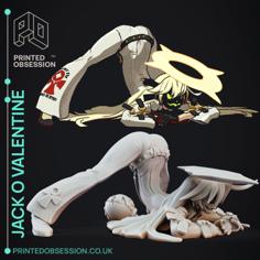 Jack’O’Valentine – Guity Gear – Fanart – 25cm Model -#jackochallange 3D Printer Model