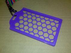 Hexagon ID Card Holder 3D Printer Model