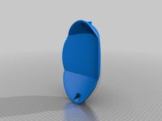 Rounded Motorcycle Throttle Shield 3D Printer Model