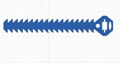 PLA Zip Tie (reusable) 3D Printer Model