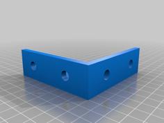 Braced Angle Bracket 3D Printer Model