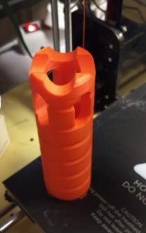 Nerf Suppressor Flash Hider 3D Printer Model