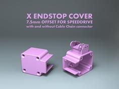 X Endstop Cover With Offset For Speeddrive V1 3D Printer Model