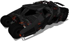 Batman’s Tumbler 3D Printer Model