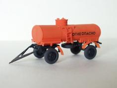 Fuel Tank Trailer 1:87 3D Printer Model