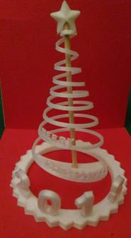 Spring Christmas Tree 3D Printer Model