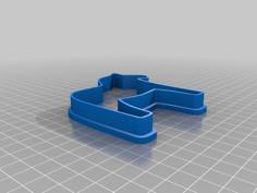 Dala Horse Cookie Cutter 3D Printer Model