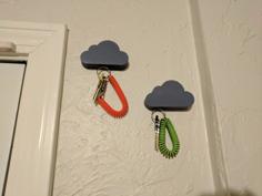 Cloud Magnetic Key Holder 3D Printer Model