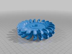 Pelton Turbine 3D Printer Model