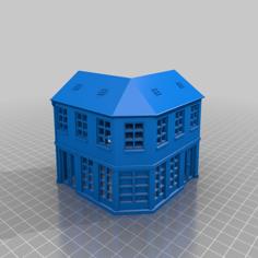 Town House In H0 / HO 3D Printer Model