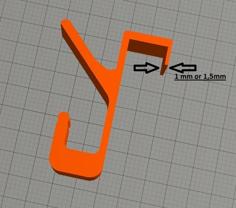 Door Hook 1.1 3D Printer Model