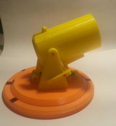 Ping Pong Desk Cannon 3D Printer Model