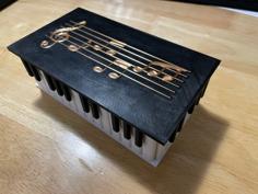 Piano Jewelry Box 3D Printer Model