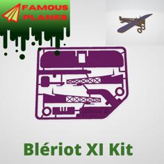 FAMOUS PLANES – Blériot XI Kit Card 3D Printer Model