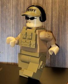 Lego Type Tactical SHERIFF 3D Printer Model