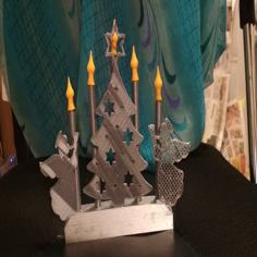 Christmas Candlestick 3D Printer Model