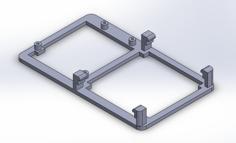 Arduino And Breadboard Holder 3D Printer Model