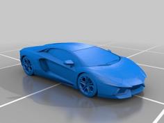 Lamborghini Aventador 3D Printer Model