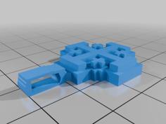 Jerusalem Cross Pendant 3D Printer Model