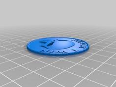 The Punisher Lucky Coin 3D Printer Model