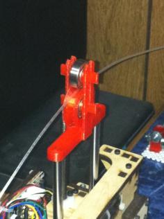 Printrbot Simple Filiment Guide And Z Axis Stabilizer With Bearings 3D Printer Model