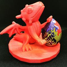 Dragon Creme Egg Holder 3D Printer Model