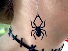 Spider Earrings – Small Dangle Earrings And Larger Spider Earrings 3D Printer Model