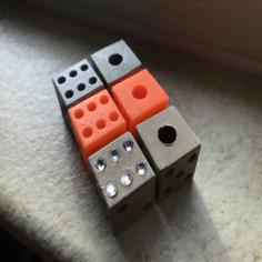 Dice Valve Caps 19mm Schrader 3D Printer Model