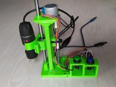 Soporte Porta-microscopio Eléctrico 3D Printer Model