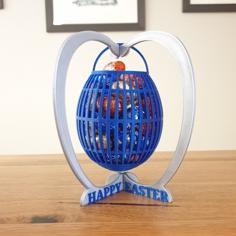 Easter Basket And Stand 3D Printer Model