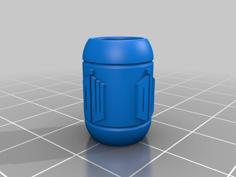 Doctor Who Spherocylinder Beard Bead 3D Printer Model