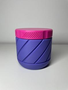 Container / Canister With Seal 3D Printer Model